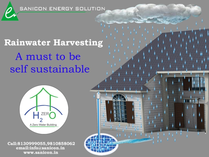 Rainwater Harvesting  A Must To Be Self Sustainable Sanicon Energy Solution